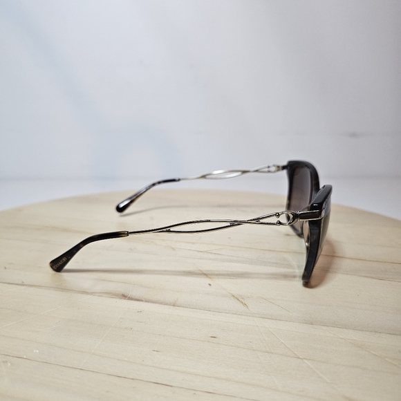 Coach Sculpted Signature Wayfarer Cat Eye Sunglasses Dark Tortoise 512074 - Picture 6 of 13